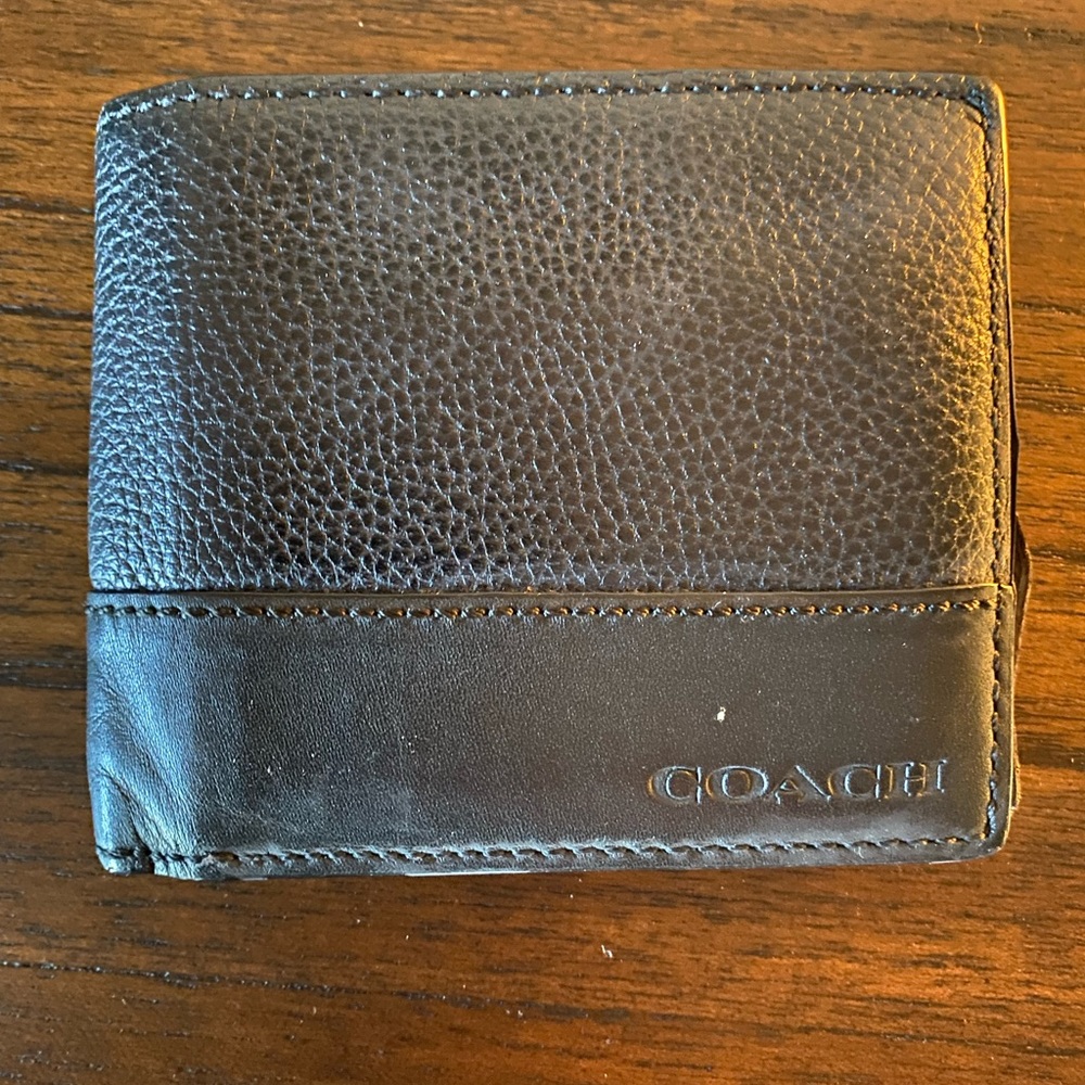 Mens coach wallet